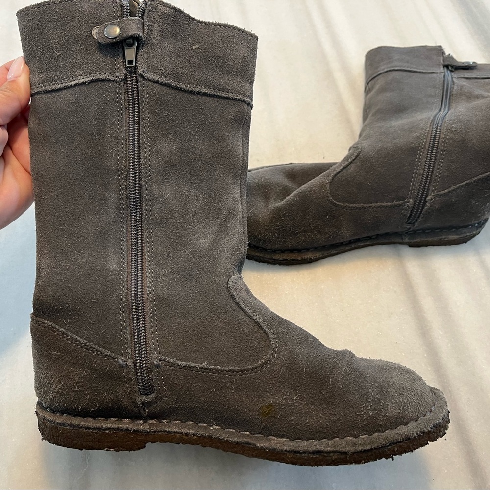 Naturino kids tall gray boots